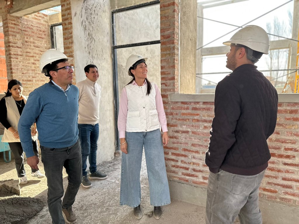 Senillosa en transformación: Julieta Corroza visitó múltiples obras en&nbsp;ejecución