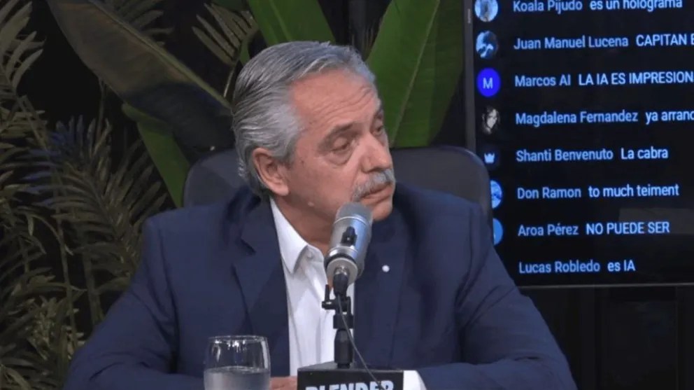 Alberto Fernández desmintió el supuesto “video del ascensor”: “No existe,&nbsp;hermano”